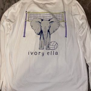 Long sleeve Ivory Ella shirt size Large